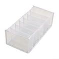 thumbnail image 2 of Sock Organizer for Drawer, Foldable Mesh Drawer Divider Clothes Storage Bag Multi-Compartment Organizer, Breathable Mesh Clothing Separator 14.17x6.7x4.7 Inch (1Pcs), 2 of 8