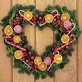 thumbnail image 3 of Wreath Frame Solid Wall Hanging Metal Heart Shaped Wire Wreath Form for Home Decor, 3 of 10