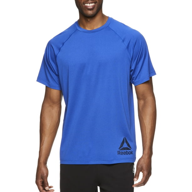 stribet juni trist Reebok Men's Duration Quick Dry Short Sleeve Athletic T-Shirt, Up to Size  5XL - Walmart.com