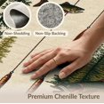 thumbnail image 6 of ODIKA Fish Fishing Bass Lure Cabin Pinecone Hook Border Tackle Motif for Entryway, Kitchen, Laundry Room, Stain Resistant Thin Throw, 6 of 7