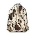 thumbnail image 3 of Farmhouse Style School Backpack Vintage Cow Print and Rustic Country-Themed Design Classic Animal Pattern Bag for Students, 3 of 5