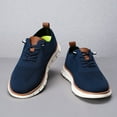 thumbnail image 6 of Men's Casual Walking Sneakers - Breathable Knit Upper Shoes with Quick-Lace Elastic System, 6 of 6