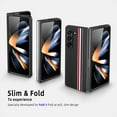thumbnail image 6 of Frusde Compatible with Samsung Galaxy Z Fold 5 Leather Case with Screen Protector Slim Shockproof Business Cover-Black, 6 of 8