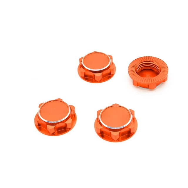 Kenally Tuercas de rueda hexagonales de 4 piezas de 17mm, tapas de montaje resistentes al desgaste, buen sellado, piezas de repuesto de coche de Herramientas y ferretería Naranja Kenally TO009004-02