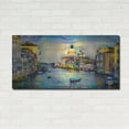 thumbnail image 3 of Luxe Metal Art 'Venice Italy Grand Canal and La Salute' by Pedro Gavidia, Metal Wall Art, 48"x24", 3 of 9