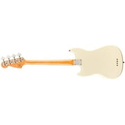 Squier Classic Vibe 60s Mustang Bass Guitar (Olympic White)