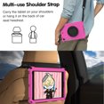 thumbnail image 7 of Case for Kids iPad 10.2" 2021/2020/2019 with Pencil Holder/Multi-Function Kickstand-Handle/Shoulder Strap, Protection Duty Shockproof Silicone Cover for iPad 9th/8th/7th Gen,Rose, 7 of 7