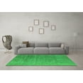 thumbnail image 3 of Ahgly Company Machine Washable Indoor Rectangle Oriental Green Industrial Area Rugs, 2' x 5', 3 of 4