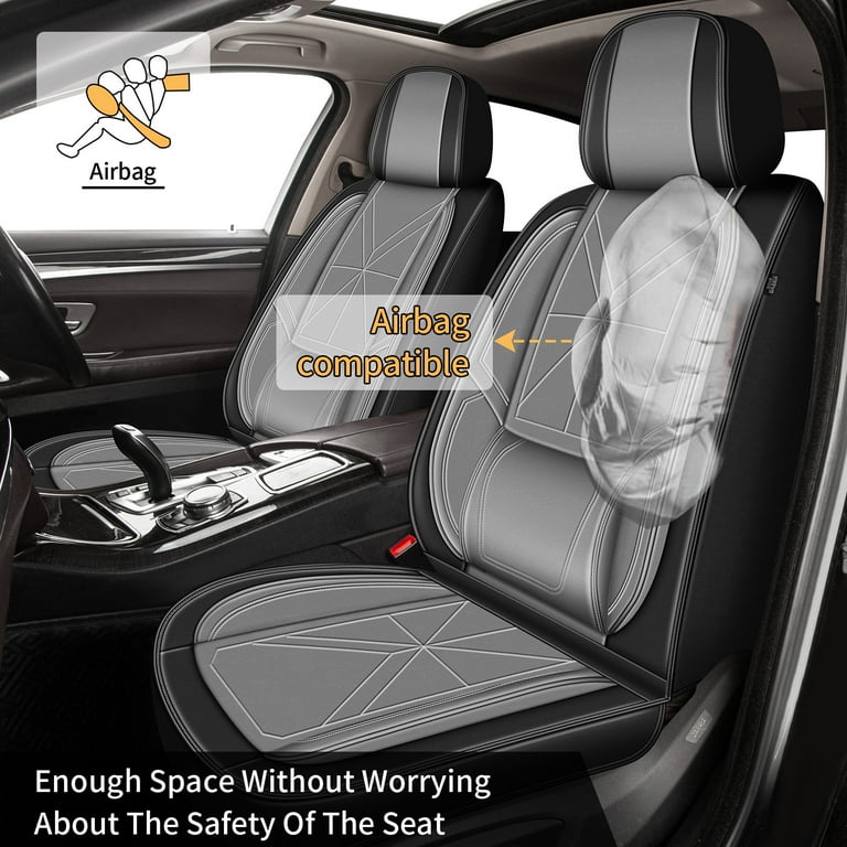 DIKSOAKR Front Car Seat Covers Fit For Ford Focus 2009-2018