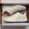 thumbnail image 3 of Marijuana Leaf Shoes for Men Women Casual Running Walking Tennis Sneakers Gifts for Marijuana Lover White Size 6, 3 of 5