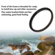 thumbnail image 3 of Soft Diffusion 1/4 Filter Mist Dreamy Cinematic Effect Filter Matte Frosted Optical Glass Filter for DSLR Camera Micro Lens 52mm, 3 of 3