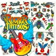 thumbnail image 1 of Rock Star Temporary Tattoos Party Favor Set (50 Rocker Tattoos), 1 of 4
