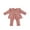 Pink, variant on Odeerbi 3M-3Y Toddler Girls Cotton Outfits Ruffle Long Sleeve Peplum Tops Lettuce Trim Pants Two-piece Set Solid Color Casual Loungewear Toddler Girls Clothes