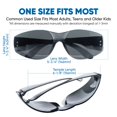 thumbnail image 4 of Gafas de seguridad Amoolo, lentes tintadas de humo oscuro a granel (24 unidades), 4 of 7