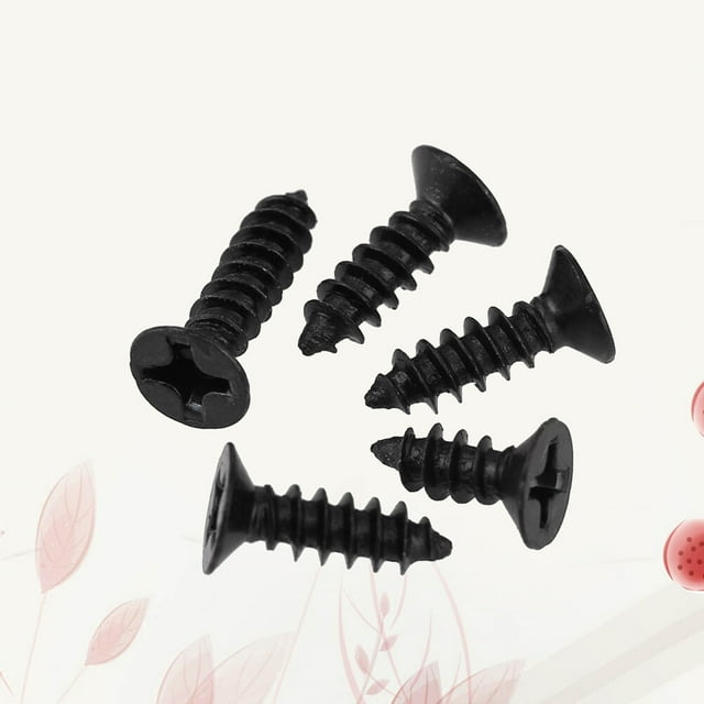 AURARMLET 100Ud Tornillos De Negros En Acero Inoxidable Para Fijar Tablaroca