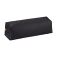 thumbnail image 3 of WONDBA PU Leather Pencil Case with zipper, simple style Black, 3 of 6