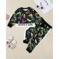 thumbnail image 3 of Toddler Girls Clothes 2 Piece Outfits Girls Long Sleeve Pullover Sweatshirt Tops + SweatPants Set Fall Winter Sweatsuits 1-6T Tracksuit Activewear, 3 of 11