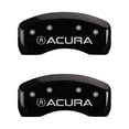 thumbnail image 5 of MGP 4 Caliper Covers Engraved Front & Rear Acura Black finish silver ch Fits select: 2007-2008 ACURA TL TYPE S, 5 of 6