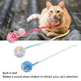 thumbnail image 3 of 3Pcs Cat Plush Ball with Bells,Interactive Cat Fuzzy Chew Balls Fun Adorable Colorful Soft Plush Bouncy Cat Ball Toys for Indoor Cats Kitten[Flower Color], 3 of 9