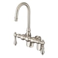 thumbnail image 1 of Water Creation F6-0015-02-AL Robinet de Baignoire Réglable Classique Vintage Spread - Nickel Brossé, 1 of 1