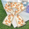 thumbnail image 4 of Hair Scrunes Elastic Hair Scarf Bla Hair Ties Satin Hair Ribbon, 4 of 4