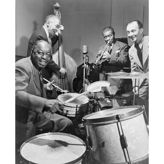 Louis Armstrong (1901-1971) History (18 x 24)