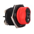 thumbnail image 4 of Battery Switch, Compact Abrasion Resistant Professional 2 Position Anti Aging Waterproof Safe Battery Disconnect Switch With 6AWG Cable For RV For Yacht, 4 of 8