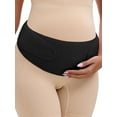 thumbnail image 4 of Unique Bargains Maternity Belly Bands Soft and Breathable Pregnancy Support Band L Black, 4 of 6