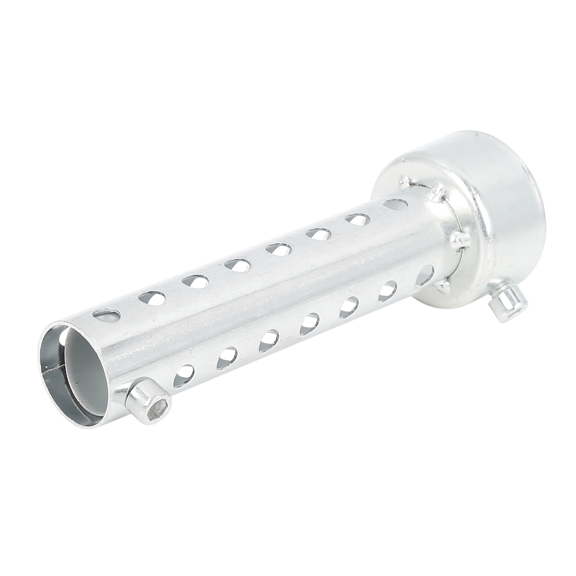 Unique Bargains 42mm Universal Motorcycle Exhaust Pipe Baffle Muffler Baffle Silver-Tone