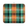 thumbnail image 4 of Iauyy Dish Drying Mat for Kitchen Counter, Super Absorbent & Hanging 16x18 / 18x24 Inch (S/M) A Orange Combination, 4 of 8