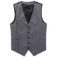 thumbnail image 2 of Chaleco de traje para hombre Gionforsy Chaleco para hombre Chaleco de corte entallado Chaleco formal de negocios de gánster, 2 of 3