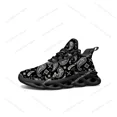 thumbnail image 1 of Zapatillas deportivas planas con estampado de cachemira para hombre y mujer, deportivas de alta calidad, con cordones, de malla, hechas a medida, color blanco, 1 of 6