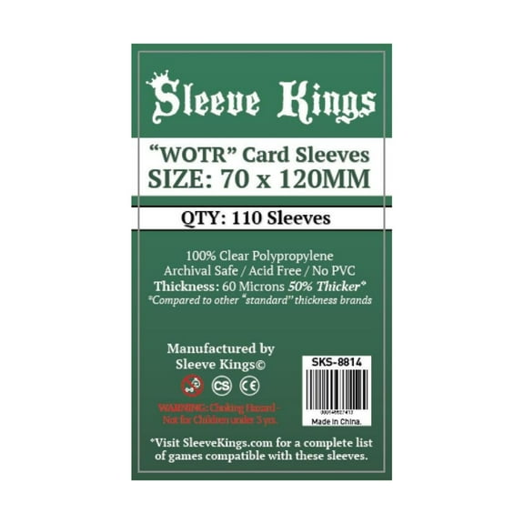 Sleeve Kings: War of the Ring Card Sleeves (70x120mm) (110)
