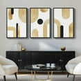 thumbnail image 4 of Neutral Singg Wall Art for Living Room, 3 Piece Modern Canvas Prints Paintings Artwork for Walls-Tan Beige Brown Minimalist Pictures for Living Room Hallway Bedroom Wall Decor, 4 of 6