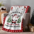 thumbnail image 2 of Santa Claus Flannel Blanket for Bed,Travel and Camping, Christmas Tree Cardinal Red Berry Super Soft Cozy Blanket for All Seasons 50"x80", 2 of 9