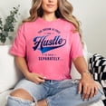 thumbnail image 2 of The Dream Is Free Motivational Hustle, Crunchberry Comfort Colors T-Shirt, Large, 2 of 3