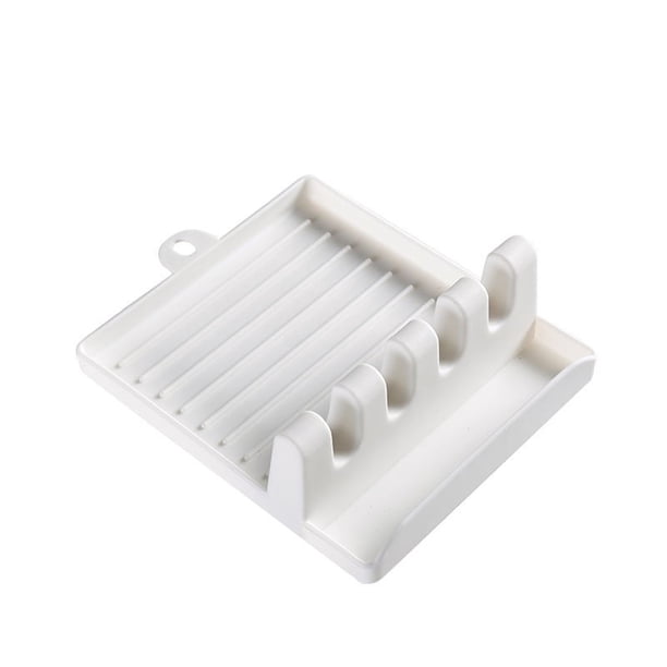 Moyic Utensilios de cocina calientes, organizador de cocina y almacenamiento con almohadilla de goteo, tenedor de cocina, soportes para cucharas, Cocina y Comedor blanco Moyic HA3787-01B