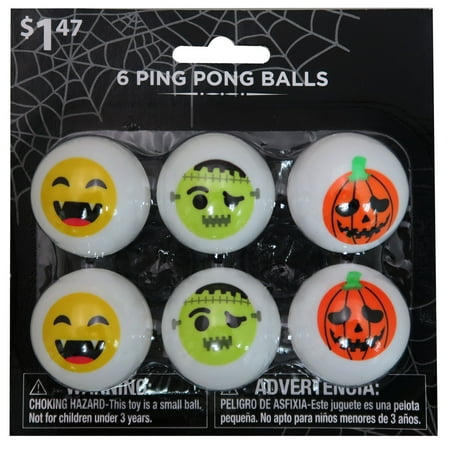 Halloween 6 Ping Pong Balls Walmart Com Walmart Com