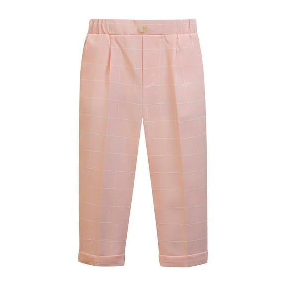 Maean Boys Trousers School Uniform Straight Leg Pants Wedding Dressy Clothes Kids Formal Outfit