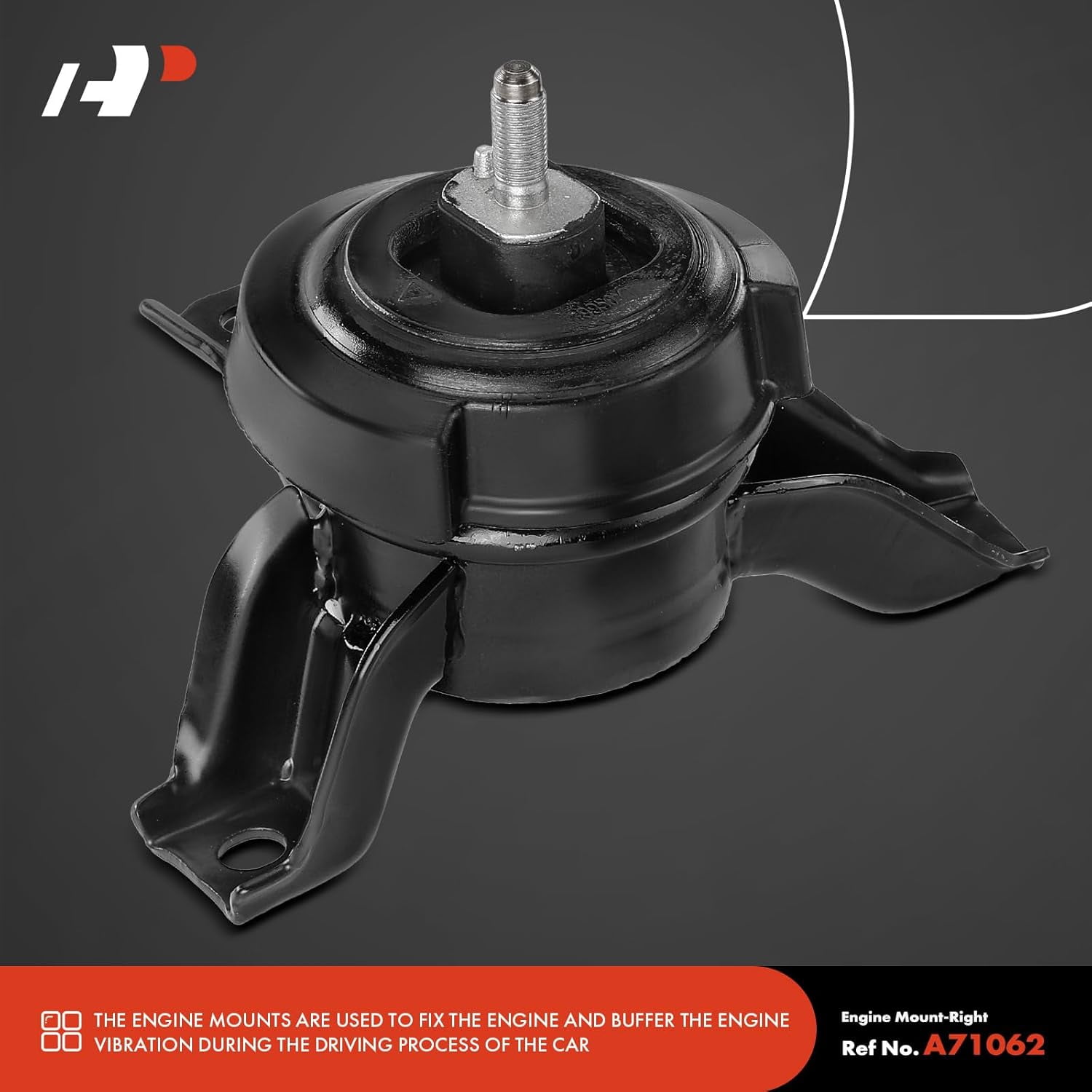 A-Premium 3PCS Engine Motor Mount and Transmission Mount and Torque Strut Mount Kit Compatible with Kia Sorento 2014-2015 & Hyundai Santa Fe Sport 2013-2018, 2.4L 3.3L, AWD, Automatic Transmission