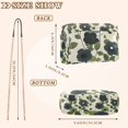 thumbnail image 4 of FORMRS Women Crossbody Purse with Chain Strap Vegan Leather Shoulder Handbag, Navy Flower, 4 of 7