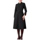 thumbnail image 2 of INSPIRE CHIC Vestido A-Line Vintage para Mujeres con Cuello, Manga Larga, Cinturón, Vestido de Trabajo con Falda Amplia XL Negro, 2 of 5