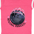 thumbnail image 4 of Inktastic Bowling Princess Tiara Girls Baby Bodysuit, 4 of 5