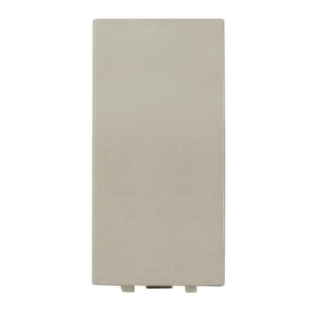 Tapon Ciego 1 Modulo Zenit Policarbonato Beige