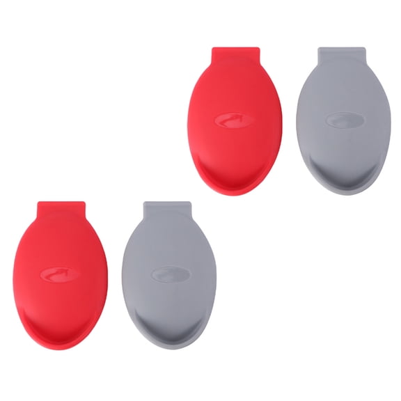 Soimiss 4Pcs Silicone Oyster Opener Ergonomic Seafood Shucker Hand Clip Kitchen Gadget Assorted Colors