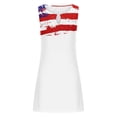 thumbnail image 4 of SMihono Robe d'Été pour Femmes Grande Taille Mode pour Femmes Imprimée Confortable Ample Sans Manches Décontractée Hauts Robe, 4 of 4