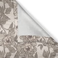 thumbnail image 4 of Ambesonne Floral Valance Pack of 2, Nude Tone Peony Blossoms, 42"X18", Warm Taupe and Beige, 4 of 5
