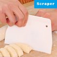 thumbnail image 4 of CAROOTU 2PCS Dough Scraper Food-safe Plastic Bowl Scraper Pizza Dough Pastry Cutter Baking Tool, 4 of 7
