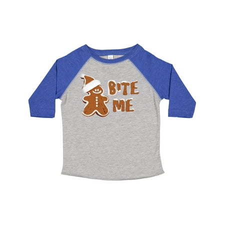 

Inktastic Bite Me Gingerbread Gift Toddler Boy or Toddler Girl T-Shirt