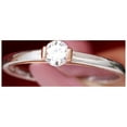thumbnail image 4 of Rosec Jewels 1/2 Ct Lab Diamond Promise Ring, EF-VS Quality - With Jewelry Box, 10K White Gold, US 7.50, 4 of 8